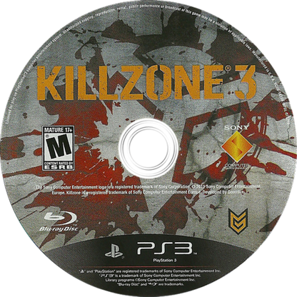 Killzone 3 retro PlayStation 3 video game Killzone military sci fi first person shooter futuristic combat online multiplayer cinematic campaign console title PlayStation 3 disc