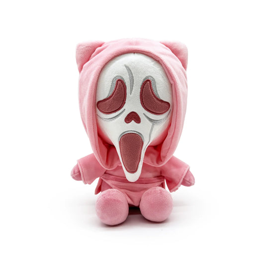 Cute Ghost Face 9 inch plush horror character soft stuffed toy Scream movie inspired Ghostface doll spooky cute collectible plush horror fan gift soft toy decorative collectible item