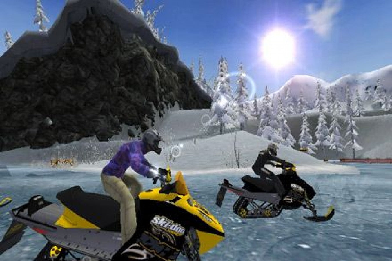 Ski-Doo: Snowmobile Challenge – Nintendo Wii (Wii) snowmobile racing sports simulation video game gameplay