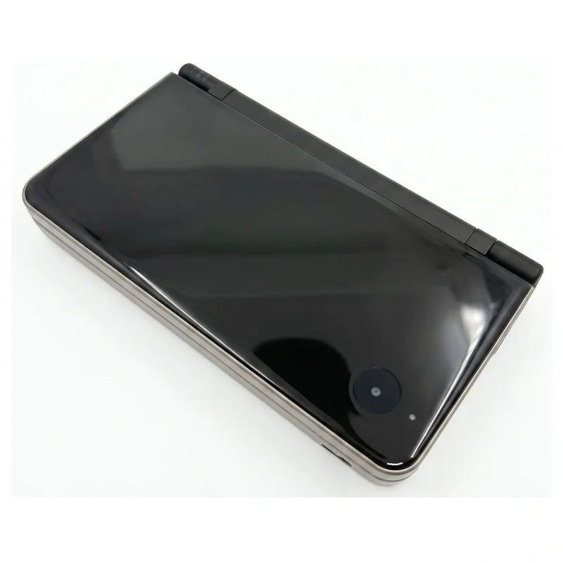 Nintendo DSi XL Bronze handheld gaming system featuring oversized dual screens touch screen controls built in cameras Wi Fi connectivity downloadable DSiWare support portable Nintendo gaming rechargeable battery durable foldable design collectible gaming appeal