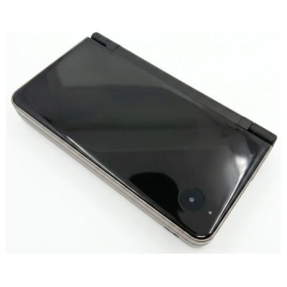 Nintendo DSi XL Bronze handheld gaming system featuring oversized dual screens touch screen controls built in cameras Wi Fi connectivity downloadable DSiWare support portable Nintendo gaming rechargeable battery durable foldable design collectible gaming appeal
