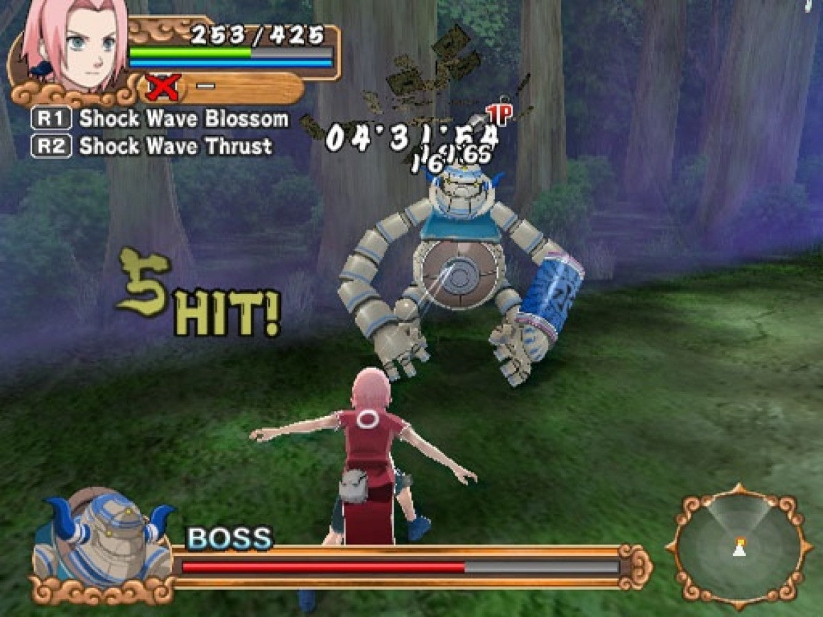 Naruto: Uzumaki Chronicles 2 – PlayStation 2 (PS2) action role-playing video game gameplay