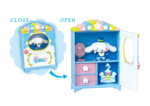Re-Ment Cinnamoroll Secret Closet blind box collection
Line-up contains 6 designs figure