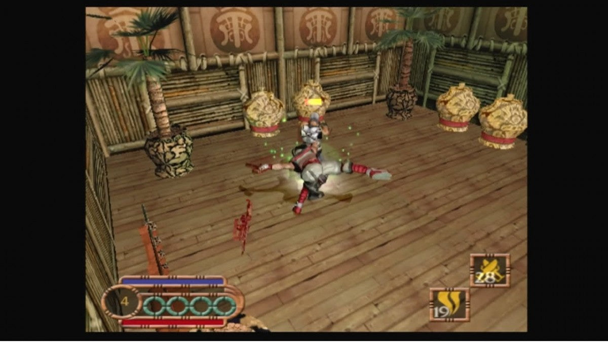 Godaai Elemental Force PS2 Sony PlayStation 2 action adventure fantasy RPG elemental powers fire water earth air combat magic based gameplay dungeon exploration boss battles retro gaming PlayStation 2 software video game title gameplay