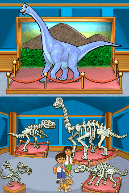 Go Diego Go! Great Dinosaur Rescue gameplay for Nintendo DS (DS) video game