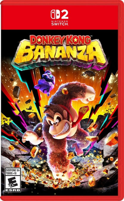 Donkey Kong Bananza – Nintendo Switch 2 (NS2) cover art for video game for NS2