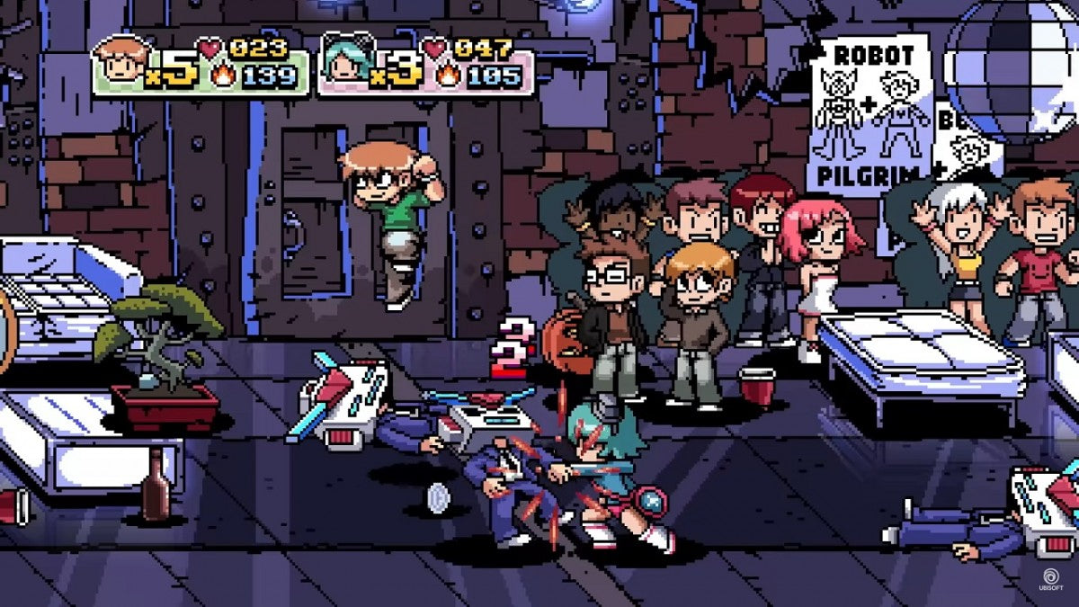 Scott Pilgrim vs. The World: The Game Complete Edition Nintendo Switch featuring retro beat ‘em up action and full DLC content gameplay