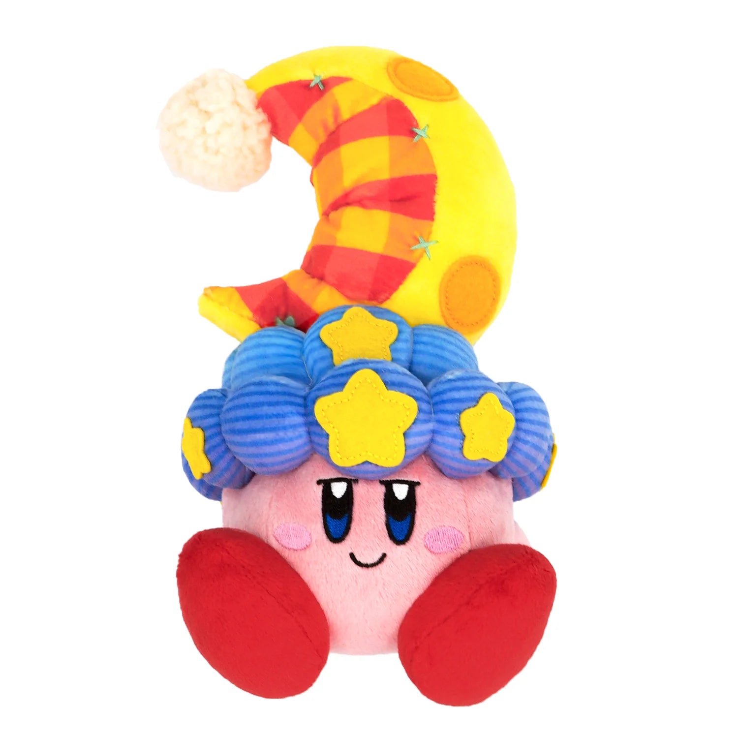 Kirby Deep Sleep 7 inch plush toy featuring adorable sleeping Kirby design soft stuffed character official Nintendo collectible and cozy display plush for fans