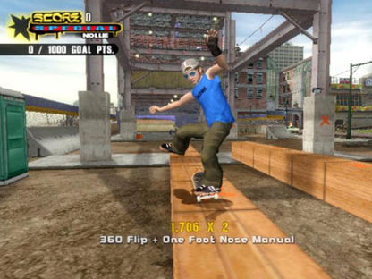 Tony Hawk’s Underground 2 GameCube game featuring arcade skateboarding gameplay, stunt tricks, and Jackass-inspired missions gameplay screenshot