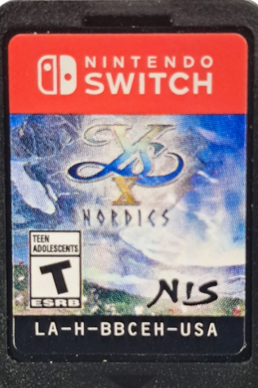 Ys X Nordics Deluxe Edition Nintendo Switch inspired design featuring epic action role playing adventure aesthetic seafaring exploration dynamic real time combat legendary heroes Nordic inspired fantasy world immersive quests deluxe edition presentation cartridge