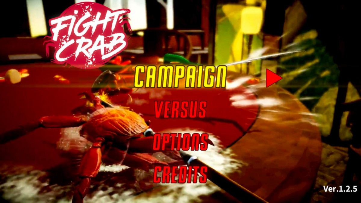 Fight Crab [Shella Awesome Edition] Nintendo Switch (NS) title screen for action fighting platformer.
