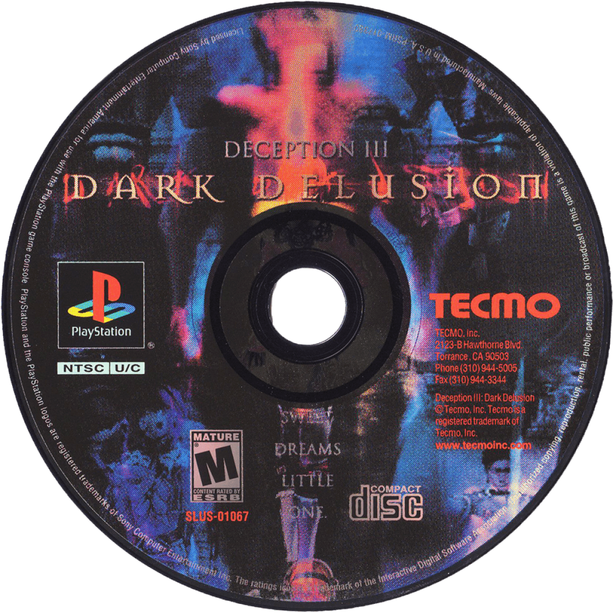 Project Horned Owl PS1 PlayStation 1 light gun shooter mech combat sci fi action game rail shooter cyberpunk retro video game disc