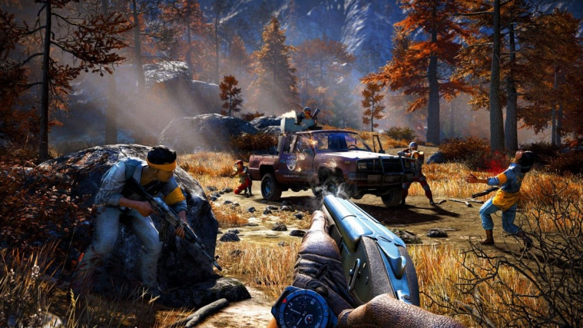 Far Cry 4 Limited Edition Xbox One open-world shooter set in the Himalayan region with intense combat exploration and bonus edition content gameplay