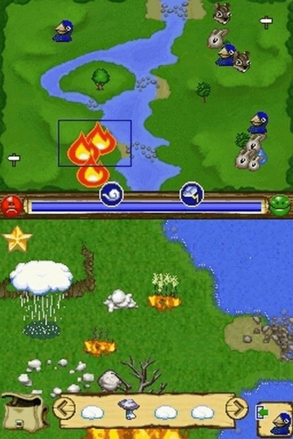 SimAnimals for Nintendo DS with animal interaction and wilderness exploration simulation theme gameplay