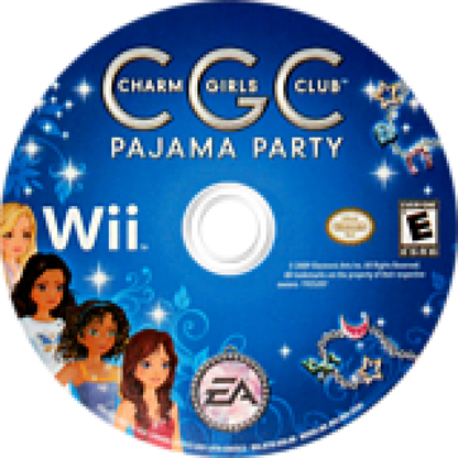 Charm Girls Club: Pajama Party disc cover art for Nintendo Wii (Wii) video game