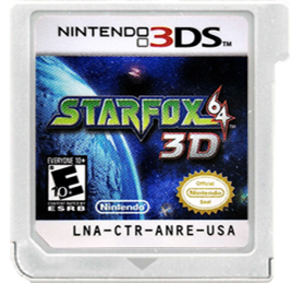 Star Fox 64 3D cartridge for Nintendo 3DS (3DS) video game
