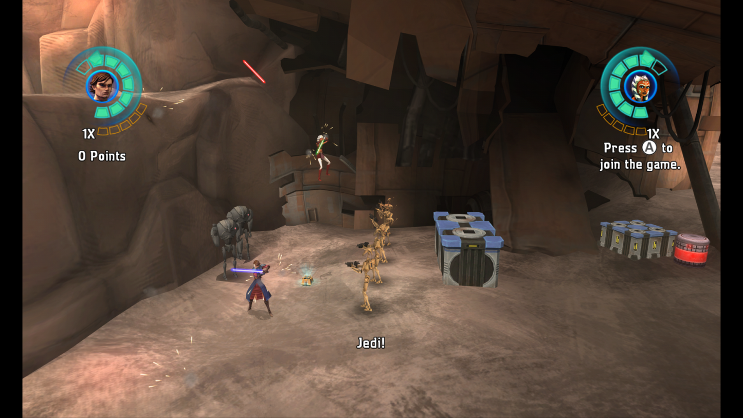 Retro Star Wars The Clone Wars Republic Heroes Wii inspired design featuring animated sci fi action adventure aesthetic Jedi and clone trooper combat galactic battles lightsaber gameplay cartoon style visuals nostalgic Nintendo Wii Star Wars presentation gameplay