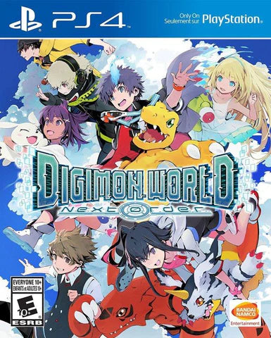 Digimon World: Next Order – PlayStation 4 (PS4) video game cover image, RPG by Bandai Namco Entertainment