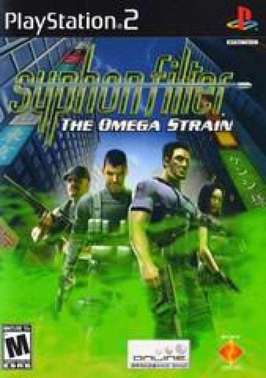 Syphon Filter: The Omega Strain cover art for PlayStation 2 (PS2) video game