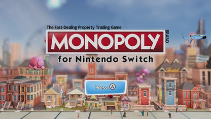 Monopoly title page for Nintendo Switch (NS) video game