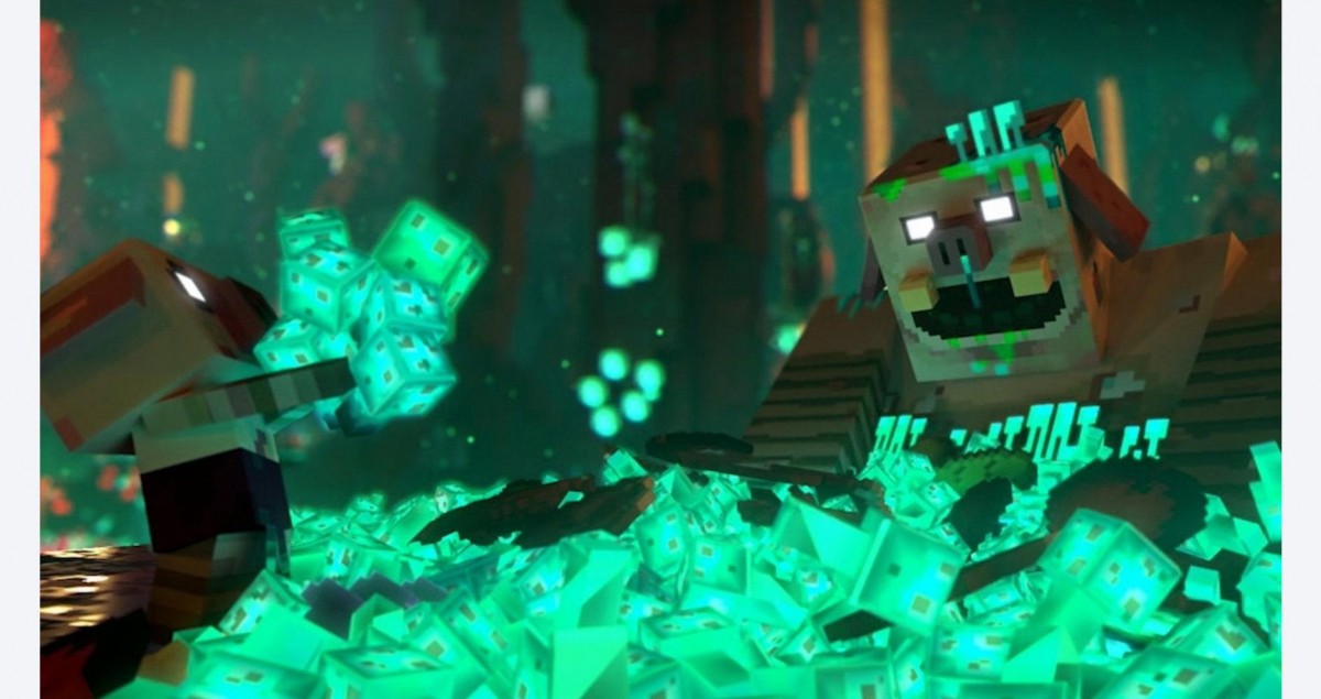 Minecraft Legends – Nintendo Switch (NS) gameplay image for video game for NS