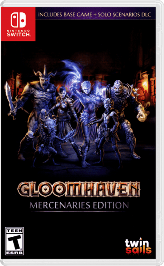 Gloomhaven: Mercenaries Edition cover art for Nintendo Switch (NS) video game