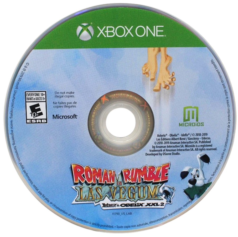 Roman Rumble in Las Vegum – Xbox One (XONE) disc for action-adventure platformer video game
