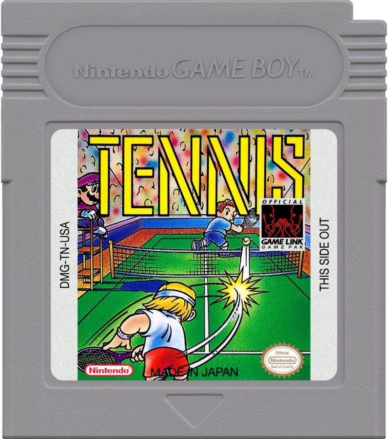 Tennis Game Boy sports tennis video game cartridge