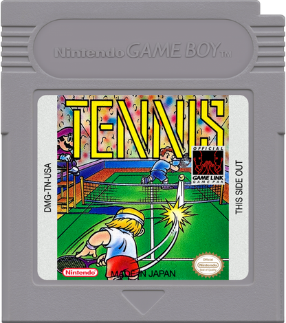 Tennis Game Boy sports tennis video game cartridge