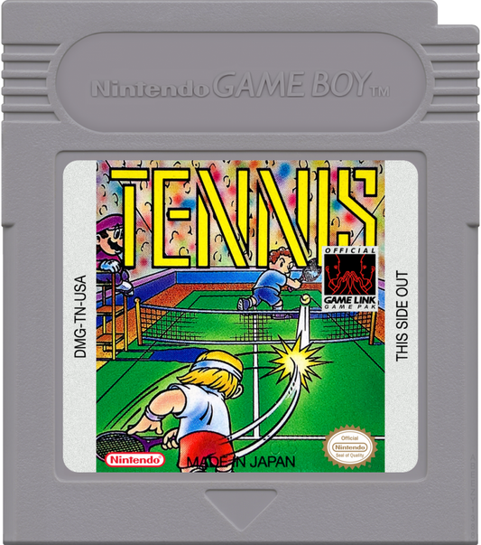 Tennis Game Boy sports tennis video game cartridge