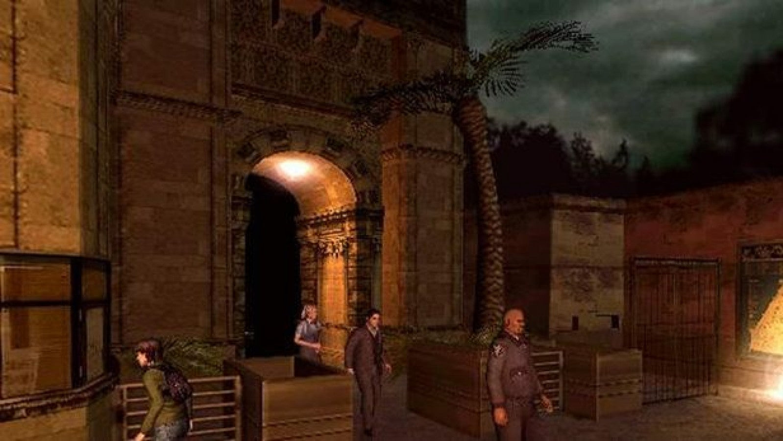 Resident Evil Outbreak: File #2 – PlayStation 2 (PS2) video game gameplay, survival horror game.