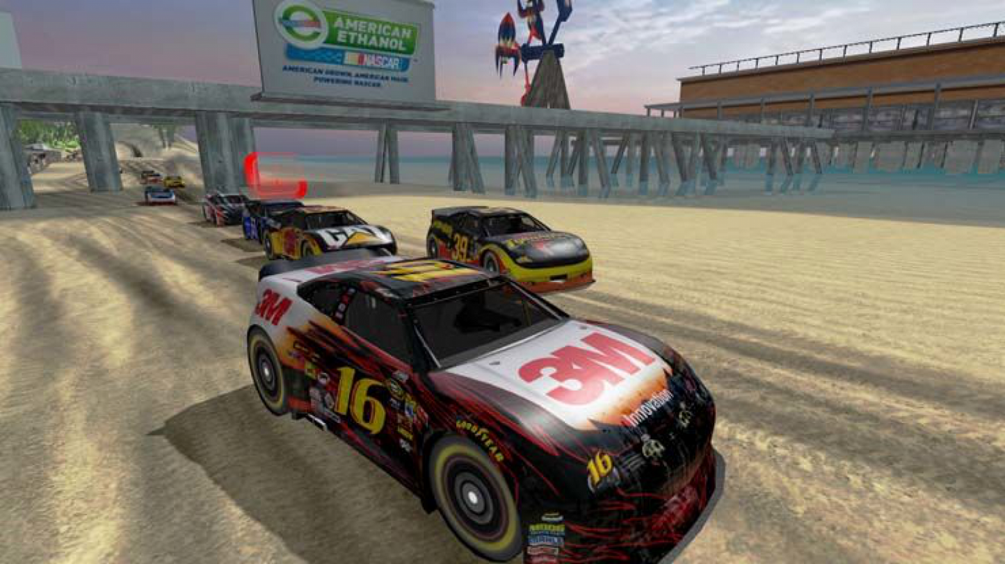 NASCAR Unleashed – Nintendo Wii (Wii) arcade stock car racing sports video game gameplay