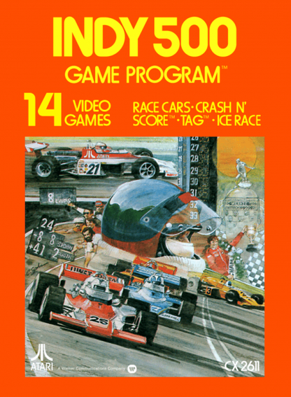 Indy 500 cover art for Atari 2600 video game