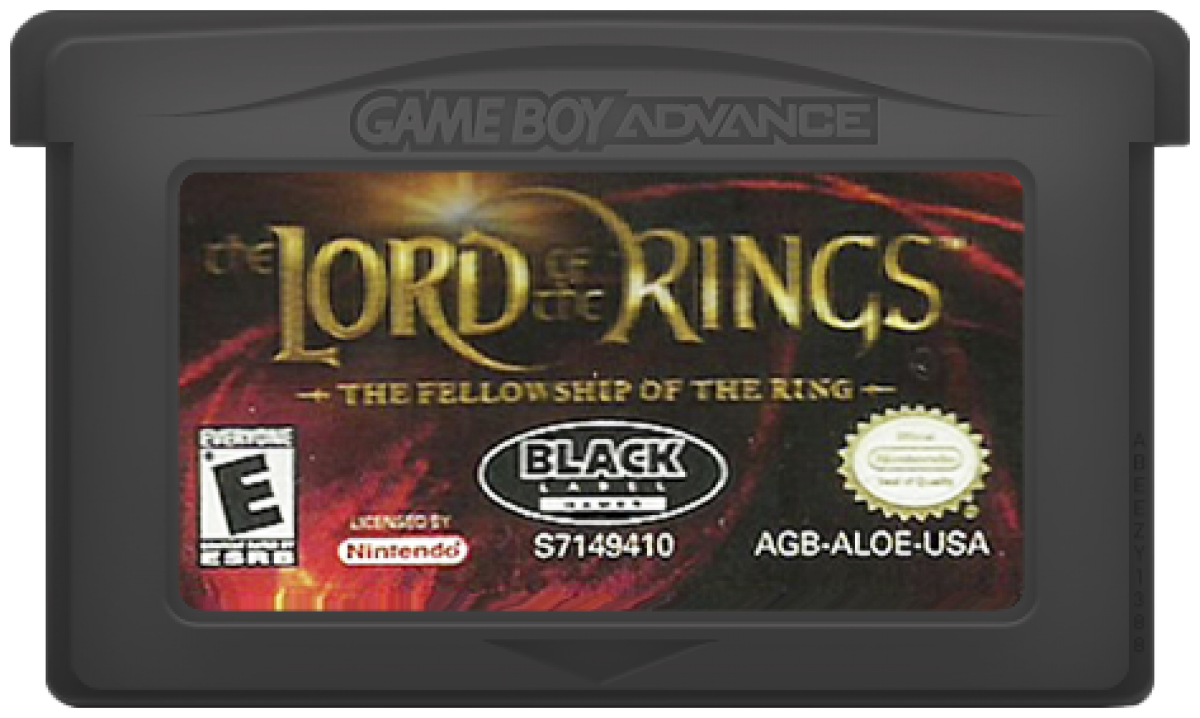 The Lord of the Rings: The Fellowship of the Ring Nintendo Game Boy Advance GBA for action role playing retro video game fans featuring Middle-earth exploration epic fantasy adventure sword combat iconic characters quest driven gameplay magical abilities classic handheld gaming collectible gaming appeal cartridge