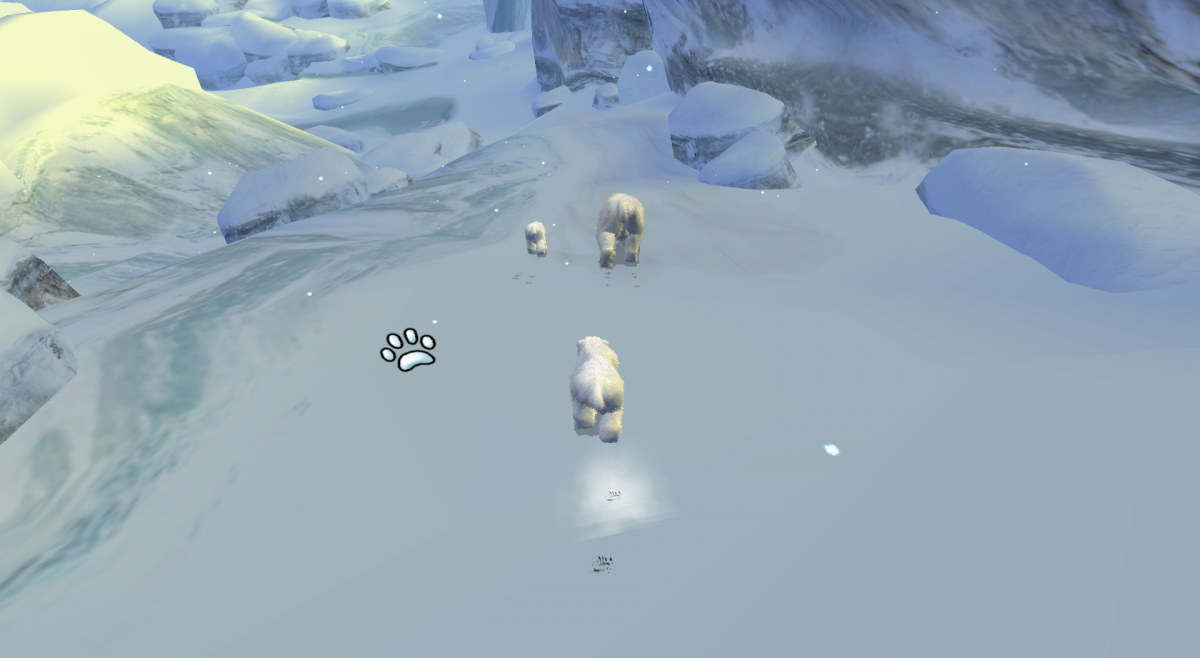 Arctic Tale gameplay art for Nintendo Wii (Wii) video game