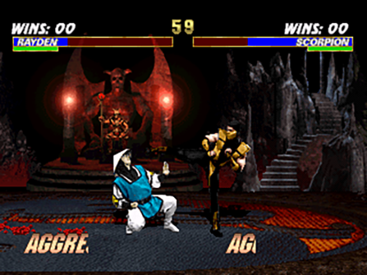 Mortal Kombat Trilogy PlayStation PS1 for fighting video game fans featuring classic Mortal Kombat characters brutal martial arts combat iconic fatalities special moves tournament battles multiple game modes intense one on one fights arcade action and classic Midway fighting gameplay collectible gaming appeal game play