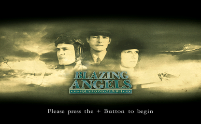 Blazing Angels Squadrons of WWII game featuring World War II aerial combat, historical fighter planes, and action-packed flight simulation gameplay