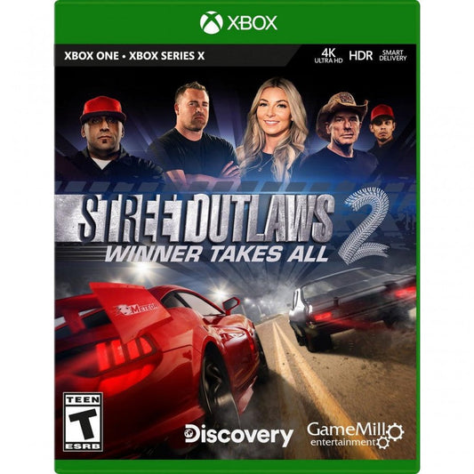 Street Outlaws 2: Winner Takes All cover art for Xbox Series X (XSX) video game