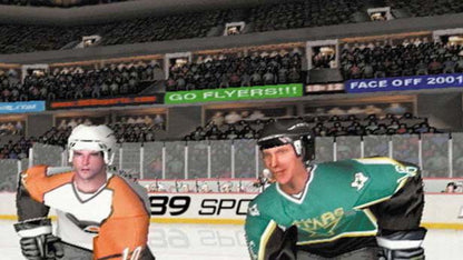 NHL FaceOff 2001 – PlayStation 2 (PS2) video game gameplay, ice hockey sports simulation game.