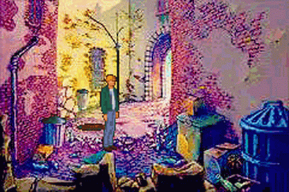 Game Boy Advance Broken Sword Shadow of the Templars adventure game gameplay