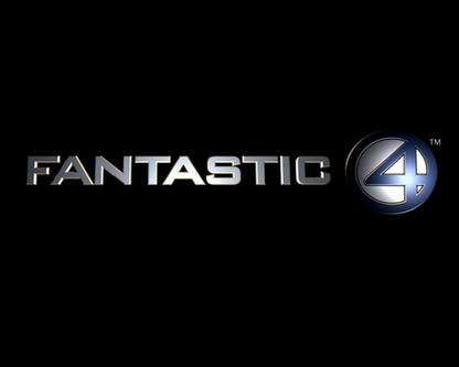 Fantastic 4 title screen for Playstation 2 (PS2) video game