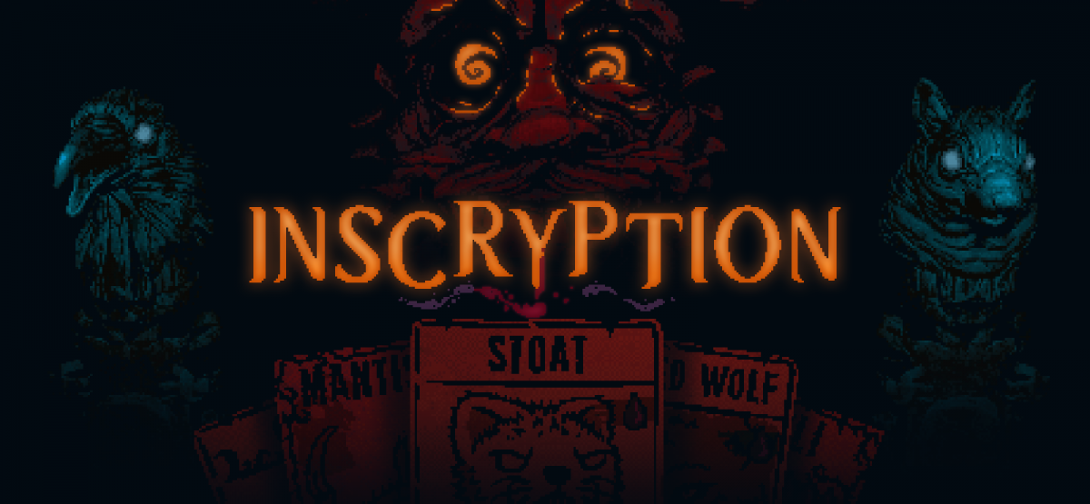 Inscryption for PlayStation 5 roguelike deck building horror game featuring card battles escape room puzzles dark narrative and atmospheric gameplay
