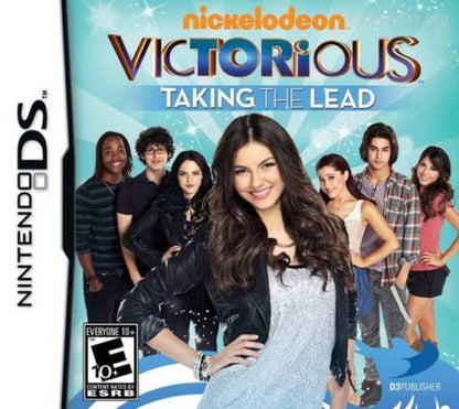 Victorious: Taking the Lead cover art for Nintendo DS (DS) adventure simulation video game