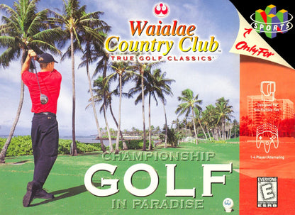 Waialae Country Club cover art for Nintendo 64 N64 video game