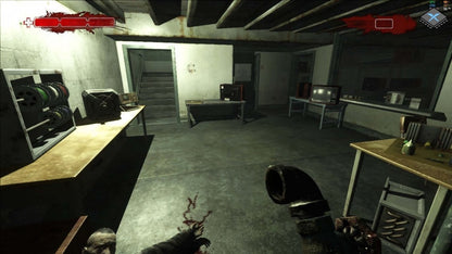 Condemned 2 Bloodshot game for the Xbox 360 featuring first person survival horror gameplay with brutal melee combat forensic investigation elements and a dark psychological storyline following detective Ethan Thomas gameplay  