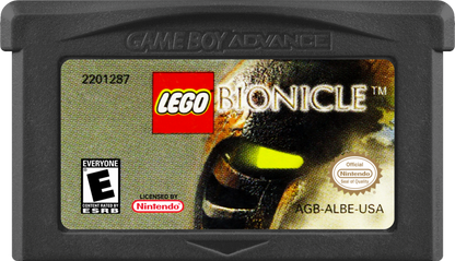 LEGO Bionicle game cartridge for Game Boy Advance (GBA) video game