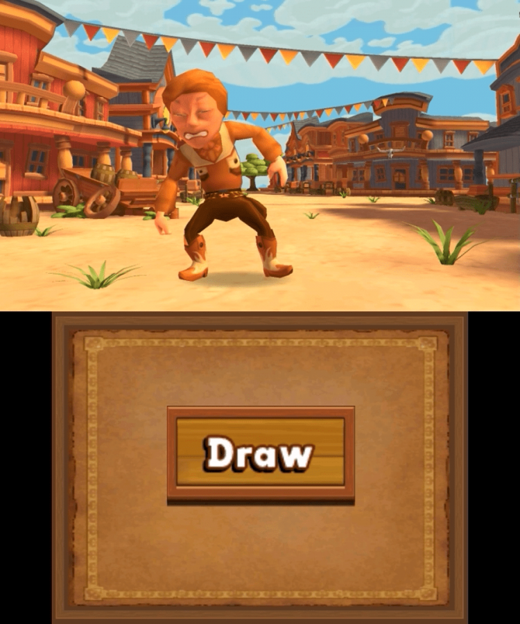 Carnival Games: Wild West 3D gameplay for Nintendo 3DS (3DS) party minigame video game