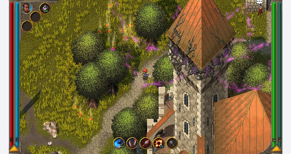 Hammerwatch II gameplay image for Nintendo Switch (NS) video game