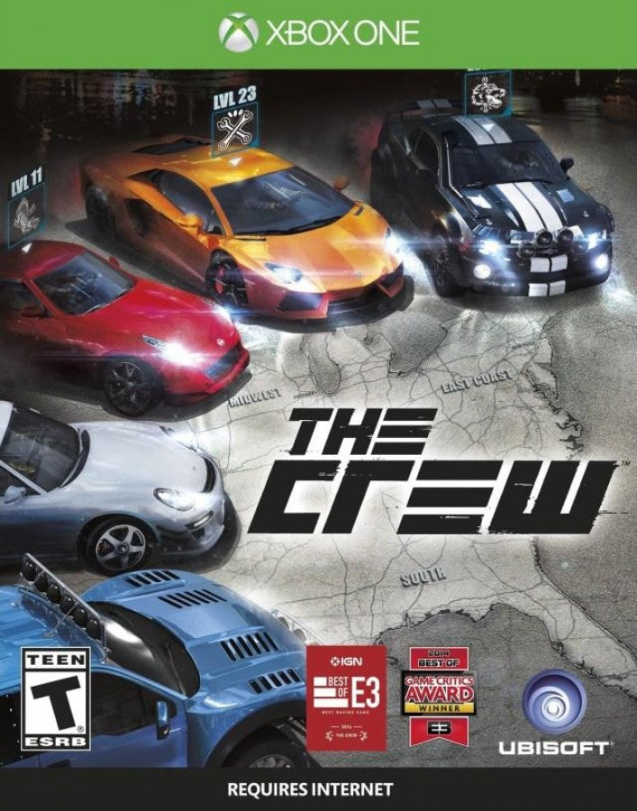The Crew cover art for Xbox One (XONE) video game