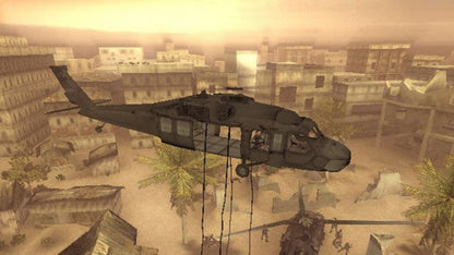 Delta Force: Black Hawk Down gameplay for PlayStation 2 (PS2) modern military first-person shooter video game